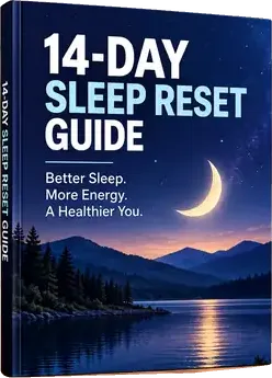 14-Day Sleep Reset Guide ebook for better sleep and more energy